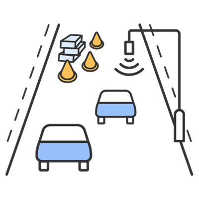安全運転・災害時支援のイメージ