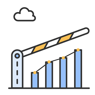 セットアップ件数の推移のイメージ画