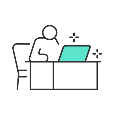 ETC利用履歴をインターネットで確認するイメージのイラスト